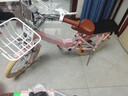 鳳凰折疊兒童自行車青少年男女孩6-8-10-12歲小學(xué)生中大童單車腳踏車 公主粉米胎學(xué)生車折疊輻條輪 18英寸（適合115-135cm） 曬單實拍圖
