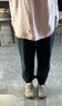 BIRKENSTOCK勃肯德國進口新品男女款牛皮絨面革Tokio包頭系踝拖鞋 沙色窄版1028323 38 曬單實拍圖