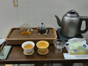 福容（FUROOT）小茶壺加厚高硼硅玻璃圍爐煮茶耐高溫泡茶壺功夫茶具茶壺200ml 【南瓜壺】墨綠 曬單實拍圖