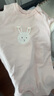 戴維貝拉（DAVE＆BELLA）夏天薄款嬰兒衣服新生兒夏季短袖連體衣嬰幼兒包屁衣寶寶空調服裝 淺粉色DB2235928 59cm （建議身高52-59cm） 曬單實(shí)拍圖