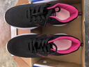 WVNE老北京布鞋女?huà)寢屵\動(dòng)鞋大碼41一43中老年網(wǎng)面輕便旅游鞋軟底春秋 黑玫紅 41 曬單實(shí)拍圖