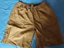 Homlean美式工裝短褲男春夏季寬松闊腿透氣舒適大口袋五分褲HT17橙黃4XL 曬單實(shí)拍圖