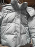 安踏（ANTA）關(guān)曉彤同款速暖羽絨服女四格三防外套保暖連帽棉服 基礎(chǔ)黑-9 M /女165 曬單實(shí)拍圖