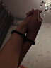 GJXBP黑曜石手串男女情侶烏金黑曜石手串女彩虹眼黑曜石手鏈男士素 秀氣款烏金黑曜石-8mm 曬單實拍圖