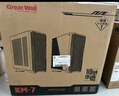 長城（Great Wall）商祺R10辦公家用電腦機(jī)箱（凱夫拉飾紋/MATX小主板/自帶提手/背線/過跌落測試/光驅(qū)位） 曬單實(shí)拍圖