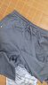 Lee寬松網(wǎng)眼灰色男女同款休閑短褲籃球褲休閑潮流LUB008307205 灰色 M 曬單實(shí)拍圖