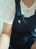 FILA FUSION斐樂潮牌女子梭織背帶裙2025夏季新款休閑寬松工裝裙 深黑藏藍-DB S 160/62A/S 曬單實拍圖