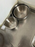 無印良品（MUJI）  不銹鋼 盆 餐具 家用揉面盆洗菜發(fā)面盆  和面盆 料理盆 銀色 XXS 直徑11*高5.5cm 曬單實(shí)拍圖