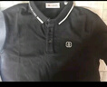 杰克·瓊斯（JACK&JONES）男裝25年涼感POLO衫男士翻領(lǐng)短袖T恤夏季潮流商務(wù)休閑高端半袖 E40黑色 常規(guī) M 曬單實拍圖
