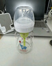 布朗博士玻璃奶瓶 0-3月新生嬰兒防脹氣防嗆 寬口徑奶瓶150ml 萌兔 曬單實(shí)拍圖