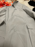 皮爾卡丹（pierre cardin）歐版寬松高端流行風(fēng)衣女長款2025年春秋新品感氣質(zhì)大衣外套女 灰綠色 2XL【建議125-140斤】 曬單實(shí)拍圖