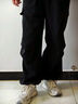 駱駝（CAMEL）冰感防曬休閑工裝褲子男女同款速干運(yùn)動(dòng) J35BA6L6052 幻影黑 XL 曬單實(shí)拍圖