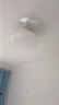 美的（Midea）風(fēng)扇燈餐廳吊扇燈led臥室燈隱形扇葉遙控三防燈具熟睡風(fēng)包安裝 曬單實(shí)拍圖