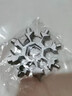 云珀多功能雪花扳手八角小板手不銹鋼萬(wàn)能工具梅花內六角便攜鑰匙扣D 八角-白色 2個(gè)裝 曬單實(shí)拍圖