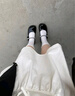UR2025春季新款女裝時(shí)尚氣質(zhì)褶皺收腰短款連衣裙UYY750029 米白 M 曬單實(shí)拍圖