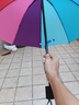 TCAI折疊彩虹雨傘定制logo廣告?zhèn)愣ㄗ鲇∽謭D案標(biāo)志活動(dòng)節(jié)日禮品 折疊10骨碰擊布彩虹傘 曬單實(shí)拍圖