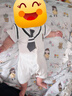 G.DUCK KIDS小黃鴨嬰幼兒夏季短袖連體衣寶寶夏裝紳士學(xué)院風(fēng)假兩件哈衣外出服 衣服（優(yōu)質(zhì)版） 90cm 曬單實(shí)拍圖