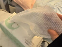 名創(chuàng)優(yōu)品（MINISO）一次性洗臉巾珍珠紋洗面巾潔面巾干濕兩用100抽*8包 15x20cm 曬單實(shí)拍圖