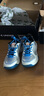 安德瑪（Under Armour）兒童運(yùn)動鞋耐磨防滑低幫跑鞋男中大童鞋2421202 白/藍(lán) 34碼  曬單實(shí)拍圖