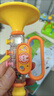 奇怪君嬰兒小喇叭兒童玩具嬰兒0-1歲可吹響0-3歲食品級可吸兒童玩具嗽叭 黃色萌兔款/送掛繩【可啃咬】 曬單實拍圖