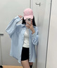 SIINSIIN防曬衣女遮陽透氣寬松襯衫2025新款女款夏薄款外套開衫 曬單實(shí)拍圖