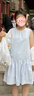 森馬（Semir）連衣裙女防曬背心裙溫柔2025夏蝴蝶結A字短裙少女感109325114030 曬單實拍圖