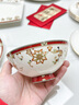 漢茗新中式高顏值餐具整套輕奢家用景德鎮(zhèn)骨瓷碗具套裝喬遷新居送禮 【健康高溫釉面】皮箱裝 60件套 曬單實(shí)拍圖
