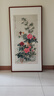 萱木堂牡丹花掛畫新中式入戶玄關(guān)裝飾畫走廊盡頭過道花鳥壁畫豎版墻畫 《富貴平安圖》韓梅 成品寬60cm*高120cm 印尼沙比利（榫卯圓角） 曬單實拍圖