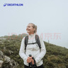 迪卡儂女式山地徒步保暖搖粒絨夾克月巖灰M-5187269 曬單實拍圖