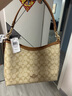 蔻馳（COACH）Laurel 31單肩斜挎手提包流浪包腋下包女包情人節(jié)618送女生禮物 淺卡其色CR149IMNLJ 曬單實(shí)拍圖
