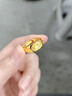 傾愛999足銀戒指女媽媽款老人銀戒子福氣開口對戒活口生日禮物送婆婆 曬單實拍圖