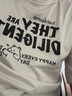 京峋短袖t恤男夏季潮款五分袖學(xué)生男裝衣服百搭港風(fēng)半袖打底衫男體恤 THEY白色+AB白色 2XL 【建議體重140-150斤左右】 曬單實(shí)拍圖