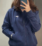 耐克（NIKE）男冬季連帽夾克外套加絨保暖 休閑運動 BV2646-410藏青XL 曬單實拍圖