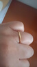 中國黃金（CHINA GOLD）黃金戒指女足金莫比烏斯環(huán)光面素圈戒指生日禮物送女友老婆 16號【甄選禮盒】 0.5g 曬單實(shí)拍圖