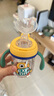 babycare兒童水杯嬰兒學飲杯寶寶喝水杯兒童吸管杯+鴨嘴杯套裝tritan240ml 曬單實拍圖