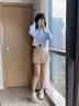 ZUOSAISI品牌老爹鞋女厚底網(wǎng)面透氣休閑鞋女2025秋季新品女鞋百搭鞋子女 米色 35 曬單實(shí)拍圖