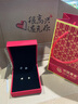 中國黃金（CHINA GOLD）18K金蝴蝶結(jié)耳釘女款立體直針款耳飾情人節(jié)生日禮物送女友愛人 【今/次日達】18K金耳釘約0.1g 曬單實拍圖