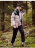 拓路者（Pioneer Camp）羽絨服冬季新款90絨700蓬連帽防風(fēng)保暖羽絨外套男加厚面包服男士 灰紫-女 M 曬單實拍圖