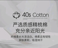 三槍純棉打底衫爸爸短袖老頭衫白色上衣中老年老人夏季基礎(chǔ)汗衫2件裝 白色 175/105（適合體重130-135斤） 曬單實(shí)拍圖