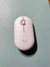 羅技（Logitech）時(shí)尚系列LOGITECH PEBBLE無(wú)線(xiàn)藍牙鼠標辦公靜音鼠標鵝卵石雙模鼠標Mac ipad鼠標 家用時(shí)尚小巧便攜 玫瑰粉 曬單實(shí)拍圖