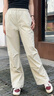 名創(chuàng)優(yōu)品（MINISO）工裝褲女2025年新款夏季薄款涼感休閑褲戶外沖鋒潮流寬松傘兵褲子 【鉚釘款】淺藍(純色) S /155(體重85-100斤) 曬單實拍圖