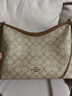 蔻馳（COACH）Laurel 31單肩斜挎手提包流浪包腋下包女包情人節(jié)618送女生禮物 淺卡其色CR149IMNLJ 曬單實拍圖