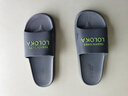 路路佳（loloka）涼拖鞋女夏款居家用防滑軟底室內浴室拖鞋情侶洗澡拖鞋男士 灰色 42-43 曬單實(shí)拍圖
