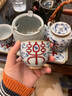 季慕家故宮文創(chuàng  )圍爐煮茶酒精爐家用室內煮茶爐煮茶器功夫茶具整套禮盒裝 青花喜樂(lè )丨藤編提梁壺+煮茶爐+2 201mL(含)-300mL(含) 曬單實(shí)拍圖