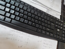 羅技（Logitech）MK235 鍵鼠套裝 無線鍵鼠套裝 辦公鍵鼠套裝  防潑濺防指紋 全尺寸 帶無線2.4G接收器 黑 曬單實拍圖