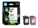 惠普（HP）805原裝黑彩套裝標容墨盒 適用hp deskjet 1210/1212/2330/2332/2720/2729/2722打印機 曬單實拍圖