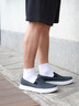 Allbirds休閑鞋Wool Cruiser Slip On新品羊毛舒適輕便男女一腳蹬 深灰色（淺灰底） 42 /M9 男碼 曬單實(shí)拍圖