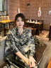 披肩女外搭2025新款配裙子旗袍空調(diào)房斗篷披風(fēng)罩衫新疆旅游穿搭 水墨畫_霧霾藍 曬單實拍圖
