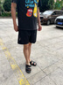 【冰絲速干】2025新款短褲男士夏季外穿薄款運(yùn)動(dòng)跑步休閑五分褲 Z桿短褲【黑色】 4XL 建議160-180斤 曬單實(shí)拍圖