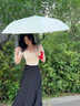 WCZ德國全新加厚雨傘自動黑膠晴雨兩用傘雙人防曬男女太陽傘紫外線 2000+級傘面黑膠防曬 豆沙綠 新10骨分叉3+1抗風(fēng)結(jié)構(gòu)  霧面蝕刻手柄 曬單實拍圖